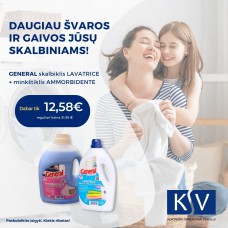 Skalbiklis 2.7l  + minkštiklis 